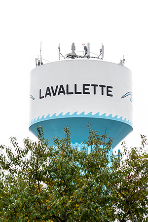 Lavallette water tower as seen outside many Lavallette rentals