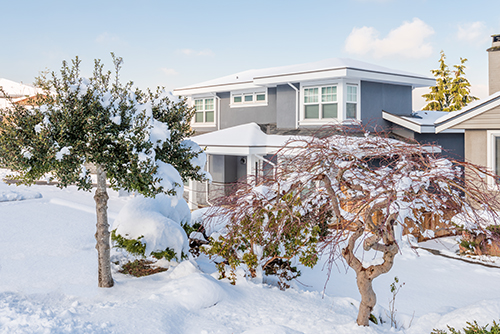 Ortley Beach vacation rentals covered in snow